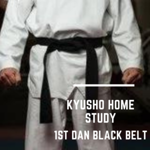 * Kyusho Home Study Course 1st Dan Black Belt